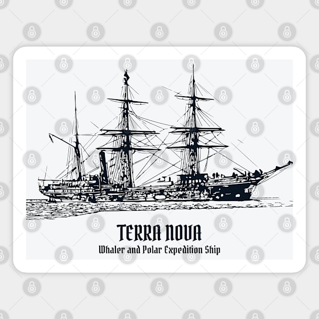 Terra Nova - Whaler & Polar Expedition Ship Magnet by Lakeric